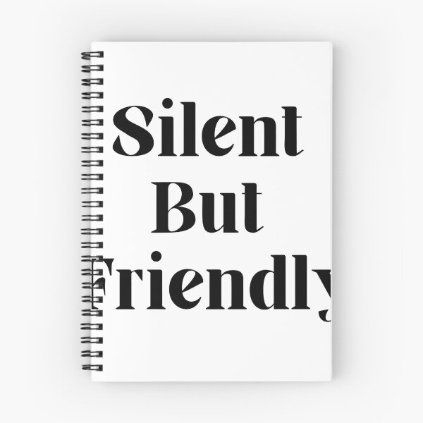 Item preview, Silent But Friendly Kind Introvert Personality Gift designed and sold by FarazDesign110.