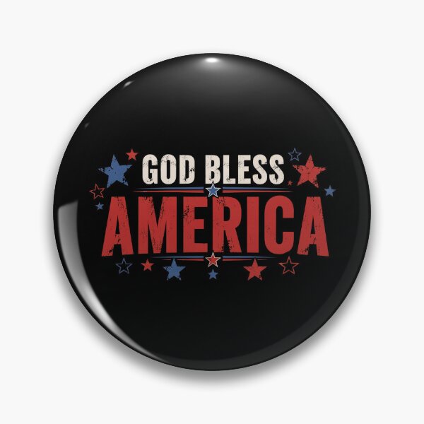 Item preview, Retro 4th of July God Bless America Patriotic Christian designed and sold by OlakunleOloroz.