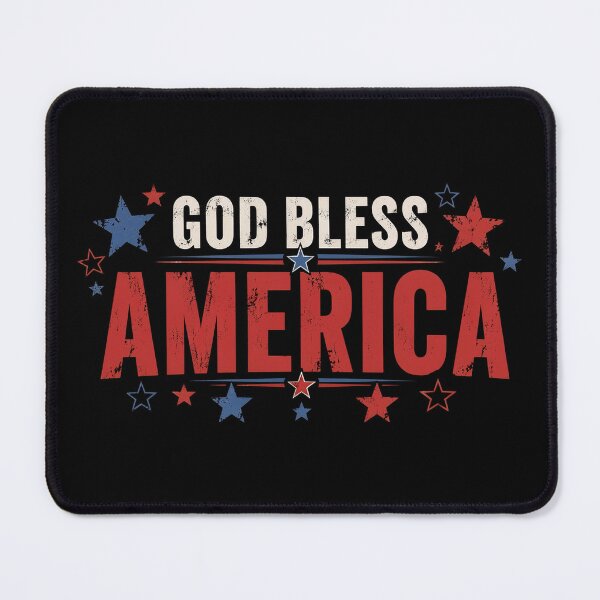 Item preview, Retro 4th of July God Bless America Patriotic Christian designed and sold by OlakunleOloroz.