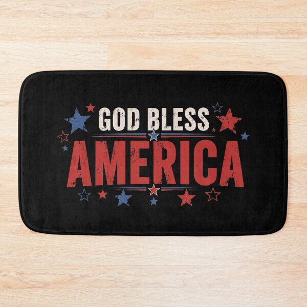 Item preview, Retro 4th of July God Bless America Patriotic Christian designed and sold by OlakunleOloroz.