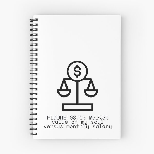 Item preview, FIGURE 08.0: Market value of my soul versus monthly salary designed and sold by TheRulingPen.