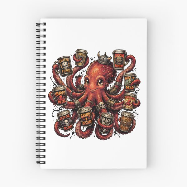 Item preview, Red Octopus More Coffee designed and sold by SignalStatic.
