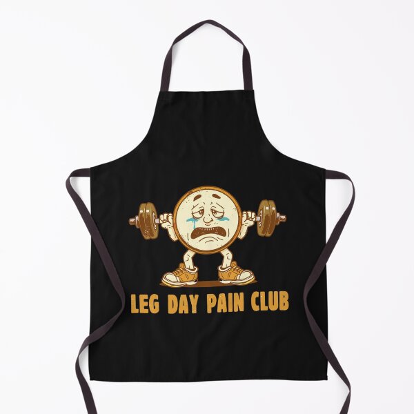 Item preview, Leg Day Pain Club Retro Gym Mascot Vintage 80s Fitness Design designed and sold by Sparkofart07.