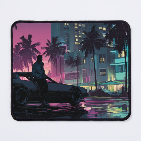 Item preview, Vice City Retro Art Poster designed and sold by Late Theory.