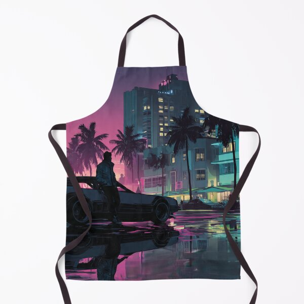 Item preview, Vice City Retro Art Poster designed and sold by Late Theory.
