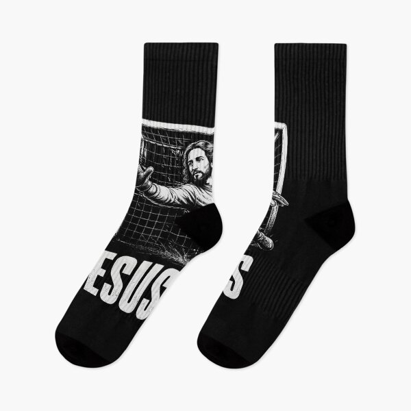 Item preview, Soccer Goalie Goalkeeper Jesus Saves Christian Soccer Player designed and sold by OlakunleOloroz.