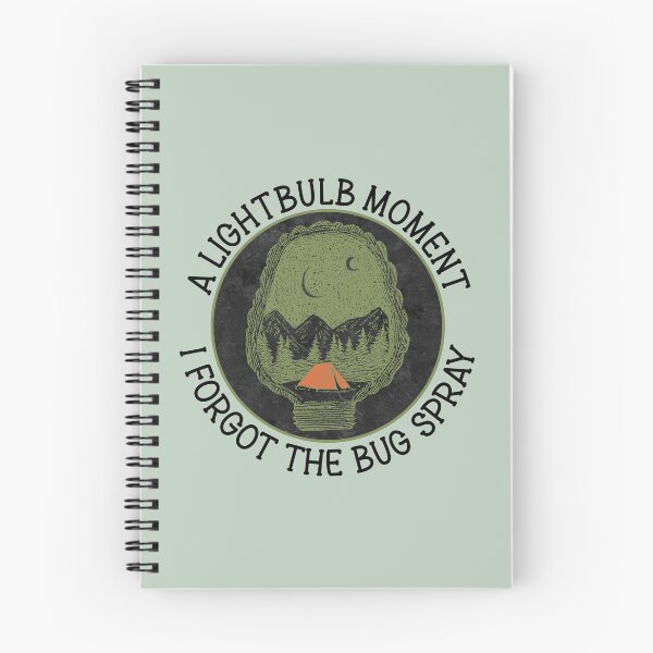 Item preview, A Lightbulb Moment I Forgot The Bug Spray - Funny Camping Humor designed and sold by the-Z3nith.