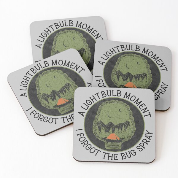 Item preview, A Lightbulb Moment I Forgot The Bug Spray - Funny Camping Humor designed and sold by the-Z3nith.