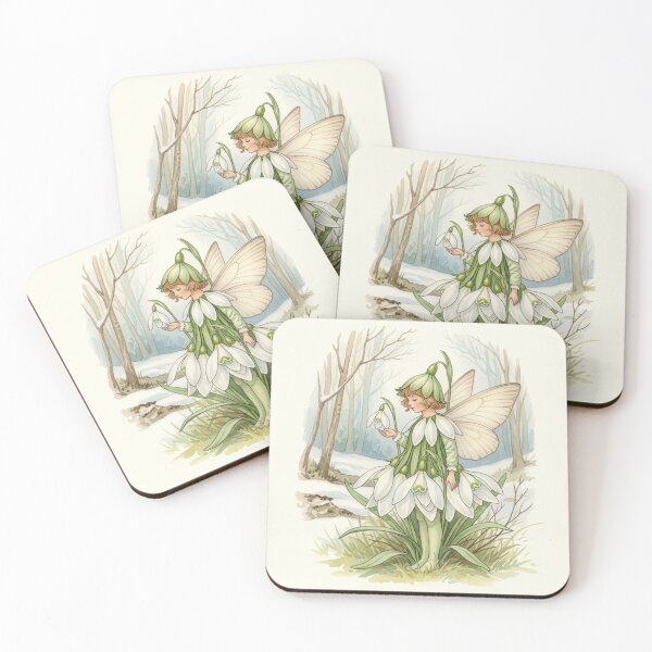 Item preview, Gentle Snowdrop Fairy of the Winter Woods designed and sold by Pasteltone.