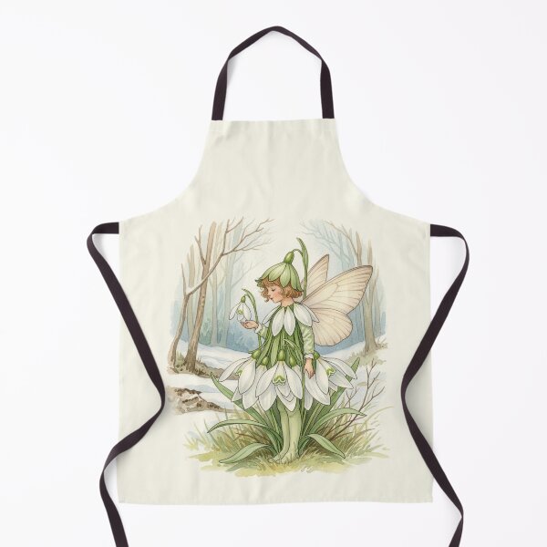 Item preview, Gentle Snowdrop Fairy of the Winter Woods designed and sold by Pasteltone.