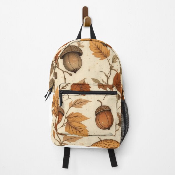 Item preview, Woodland Autumn Acorn Mushroom Pattern designed and sold by NNCollection.