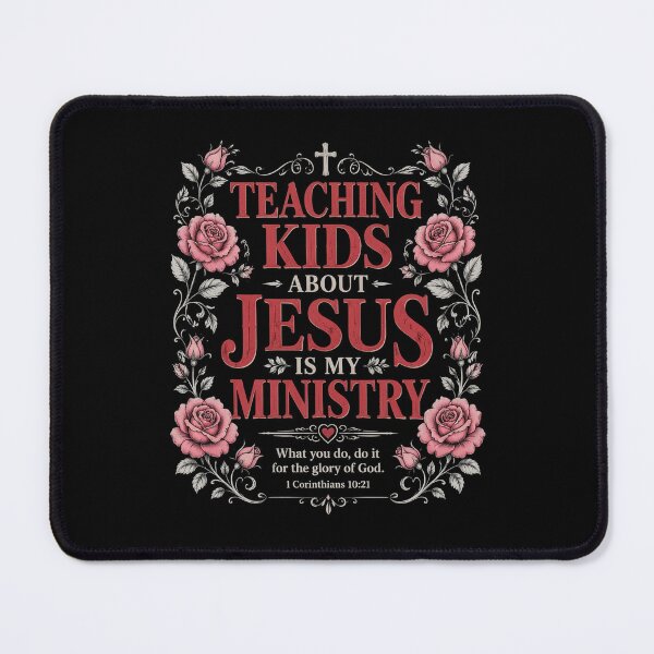 Item preview, Teaching Kids About Jesus is My Ministry Christian Teacher designed and sold by OlakunleOloroz.