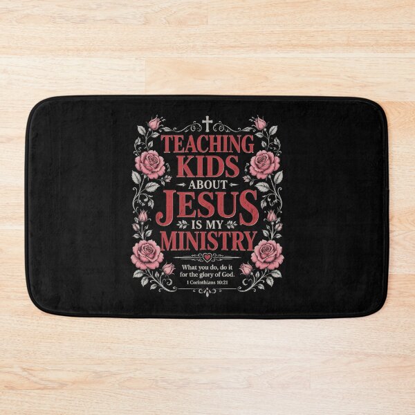 Item preview, Teaching Kids About Jesus is My Ministry Christian Teacher designed and sold by OlakunleOloroz.