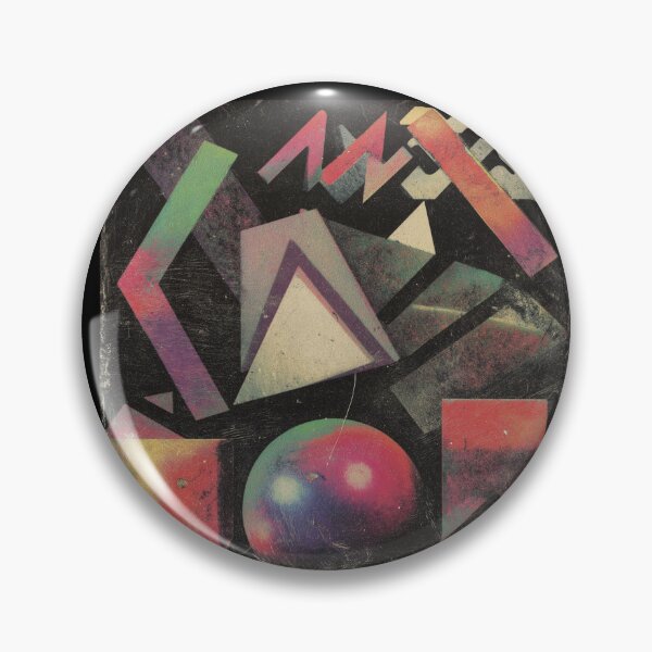 Item preview, ​Retro 80s Geometric Abstract Art designed and sold by Khadigadesings.