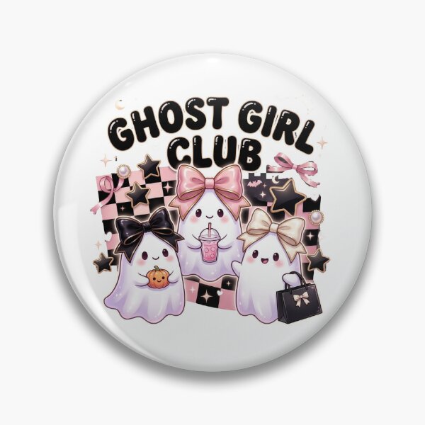 Item preview, Ghost Girl Club | Cute Coquette Ghosts | Pink Halloween Kawaii Spooky Season Design designed and sold by Fernhaven.