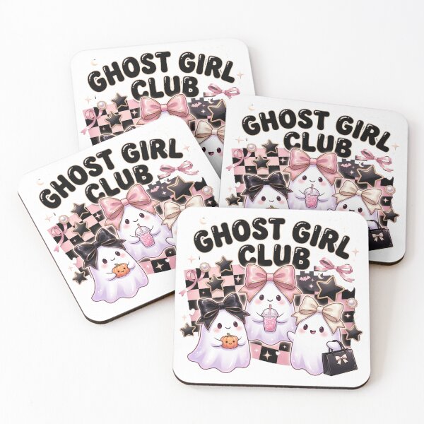 Item preview, Ghost Girl Club | Cute Coquette Ghosts | Pink Halloween Kawaii Spooky Season Design designed and sold by Fernhaven.