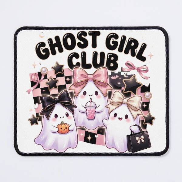 Item preview, Ghost Girl Club | Cute Coquette Ghosts | Pink Halloween Kawaii Spooky Season Design designed and sold by Fernhaven.