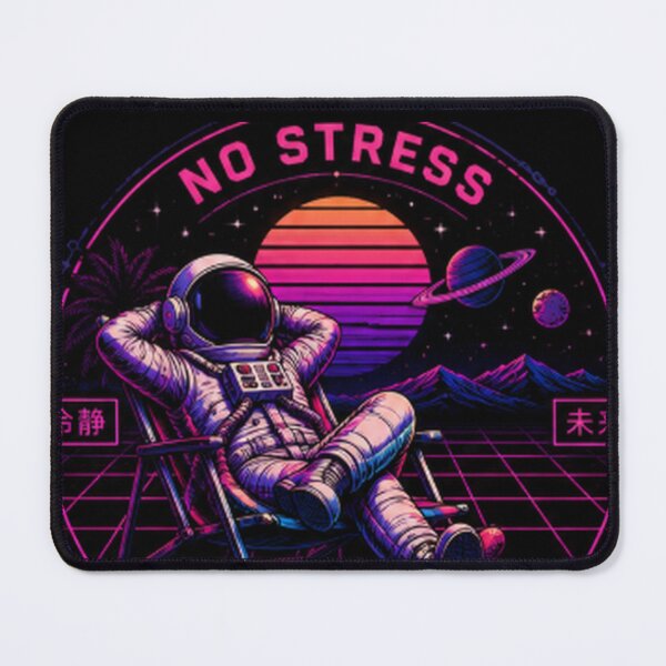Item preview, No Stress Just Good Vibes Astronaut designed and sold by RetroPlus.