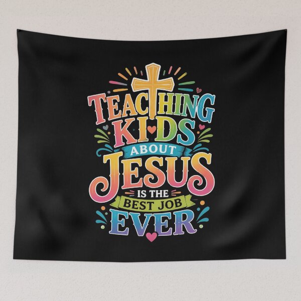Item preview, Teaching Kids About Jesus is The Best Job Ever designed and sold by OlakunleOloroz.