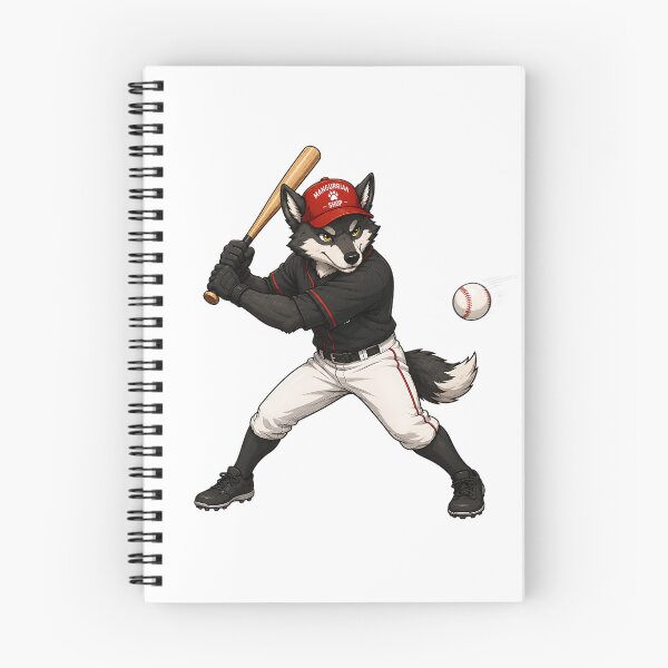Item preview, Wolf Baseball Batter designed and sold by Mangurrian Shop.