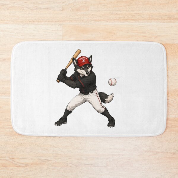 Item preview, Wolf Baseball Batter designed and sold by Mangurrian Shop.