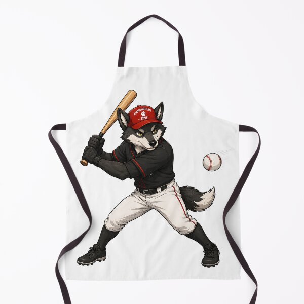 Item preview, Wolf Baseball Batter designed and sold by Mangurrian Shop.
