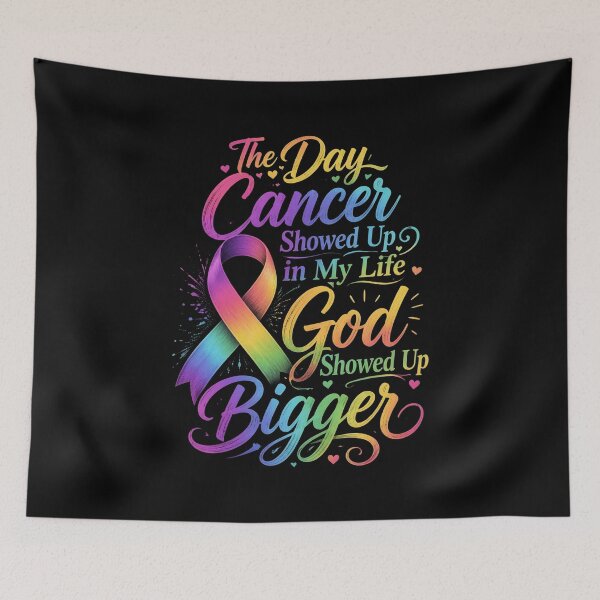 Item preview, The Day Cancer Showed Up in My Life God Showed Up Bigger designed and sold by OlakunleOloroz.
