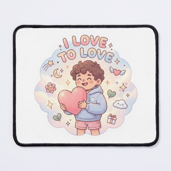 Item preview, I Love To Love Heart Sticker designed and sold by Imaginarium of Chaos falcon88 .