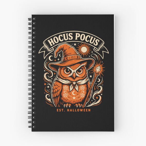 Item preview, Hocus Pocus Owl Wizard Est Halloween Magic Witchcraft Spooky Night designed and sold by yoddel.
