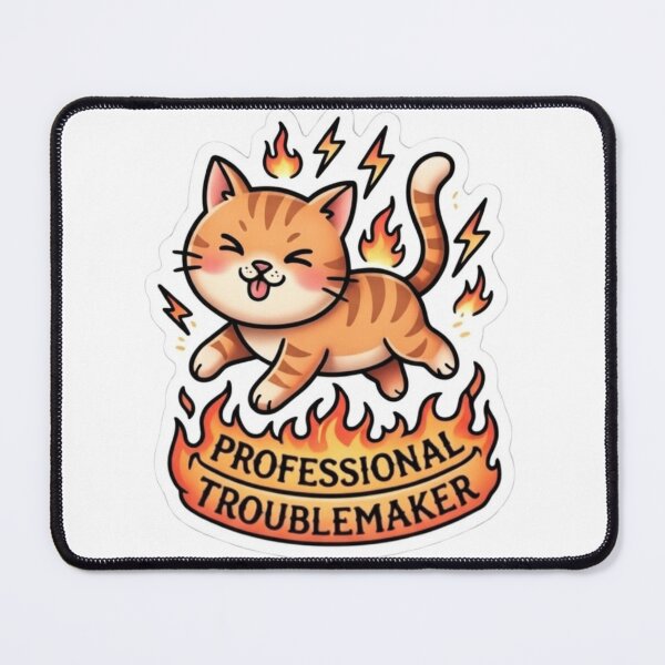 Item preview, Mischievous Orange Cat Professional Troublemaker Family designed and sold by hjunshop.
