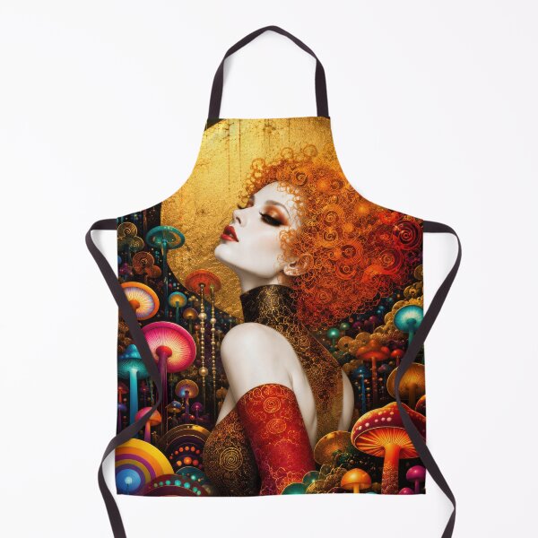 Item preview, Vibrant Woman in Psychedelic Wonderland designed and sold by Andy Gambino Art.