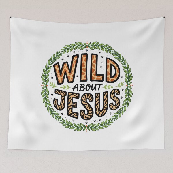 Item preview, Wild About Jesus Christian Believer Leopard Zebra designed and sold by OlakunleOloroz.