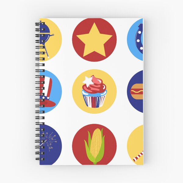 Item preview, 4th of July Icons - American Independence Day Celebration Set designed and sold by YourHue.