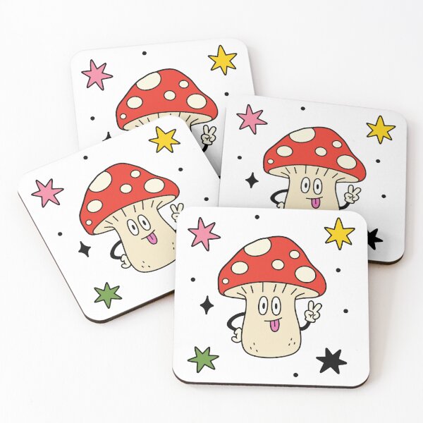 Item preview, Whimsical Cartoon Mushroom with Starry Night designed and sold by vectalux.