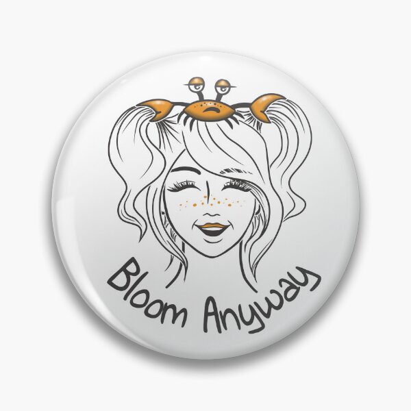 Item preview, Bloom Anyway Positive Girl Design, Inspirational Growth Mindset Gift designed and sold by Samaya-.