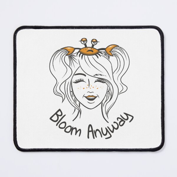 Item preview, Bloom Anyway Positive Girl Design, Inspirational Growth Mindset Gift designed and sold by Samaya-.