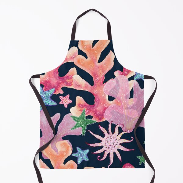 Item preview, Coral Garden at Midnight - Deep Ocean Navy designed and sold by Piret Victoria Ribas.
