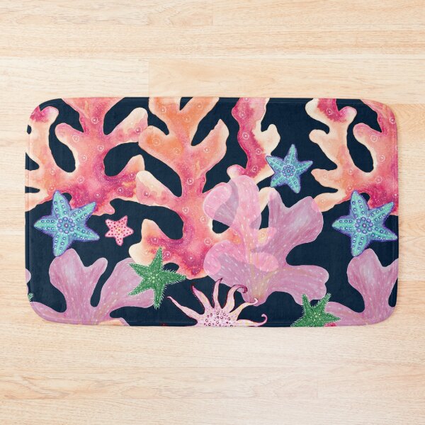 Item preview, Coral Garden at Midnight - Deep Ocean Navy designed and sold by Piret Victoria Ribas.