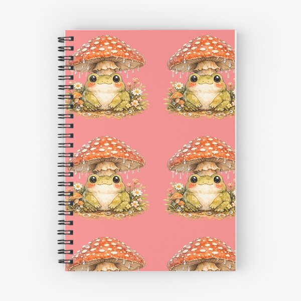 Item preview, Cottagecore Frog Mushroom Sticker — Kawaii Goblincore Toad Botanical Illustration designed and sold by TitanVibe.