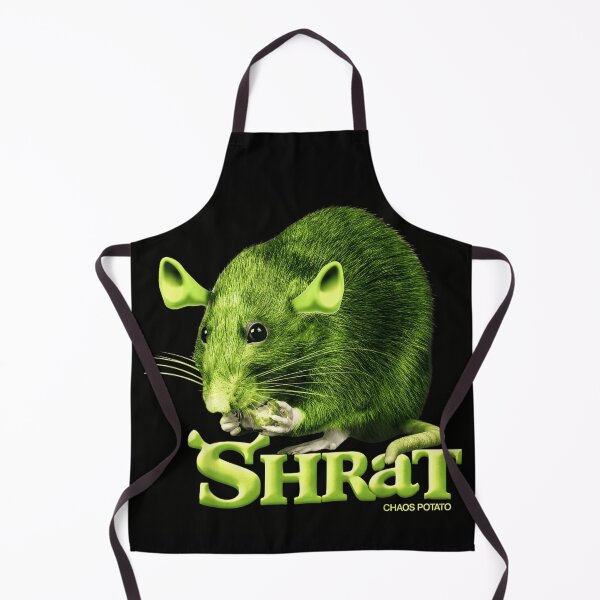 Item preview, Funny Shrat Chaos Potato Green Ogre Rat Mashup Cute Meme Design designed and sold by PhocoNibict.