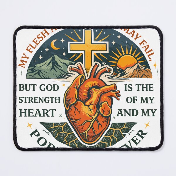Item preview, My Flesh and My Heart May Fail designed and sold by Matinez Pink.