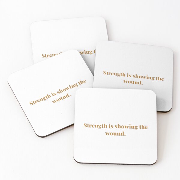 Item preview, Strength isn't silence. Strength is showing the wound. | ReDefined Mission designed and sold by Redefined Mission’s Official Merchandise .