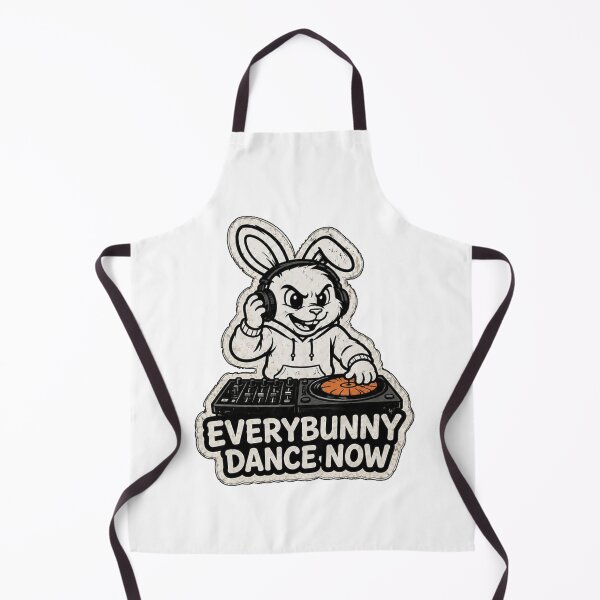 Item preview, EveryBunny Dance Now – Funny DJ Bunny Sticker, T-Shirt & Hoodie designed and sold by bunnymode.