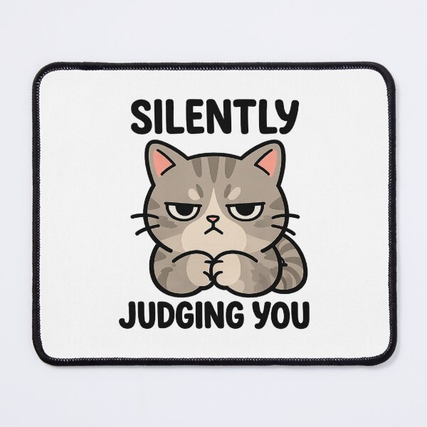 Item preview, Silently Judging You Grumpy Cat designed and sold by FraktalMoods.
