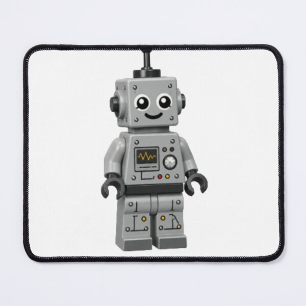 Item preview, Little Vintage Robot – Kawaii Lego Illustration designed and sold by creatouf.