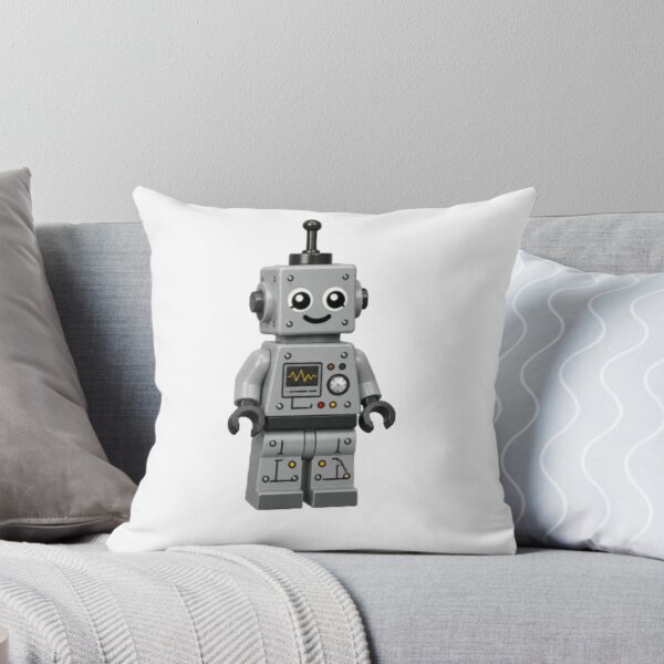 Item preview, Little Vintage Robot – Kawaii Lego Illustration designed and sold by creatouf.