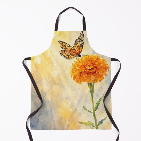 Item preview, Golden Light Watercolor Butterfly on Marigold designed and sold by Kimberly Palmer.