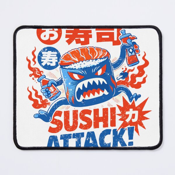 Item preview, Sushi Attack! designed and sold by Matinez Pink.