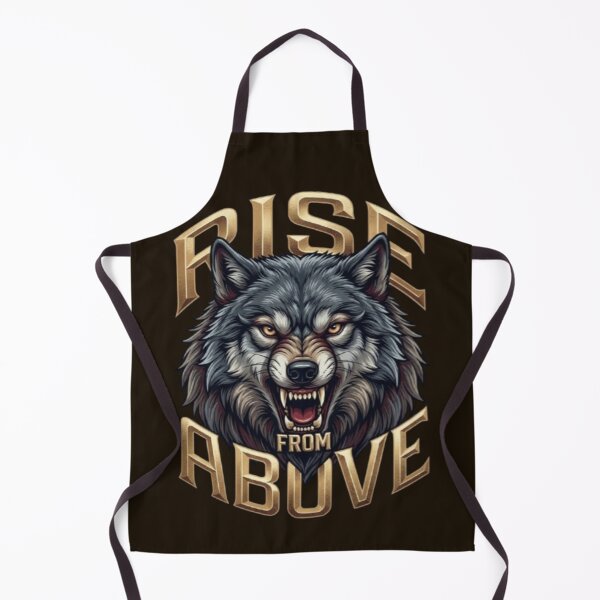 Item preview, Rise From Above – Fierce Wolf Motivational Art designed and sold by Dogandesighn.