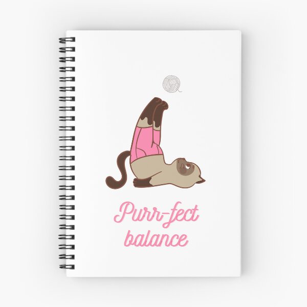 Item preview, Purr-fect Balance - Funny Yoga Cat Meditation designed and sold by WildAnimaLab.